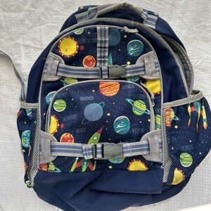 Pottery Barn Kids Space Glow in the Dark Adventure Backpack - Blue and Gray